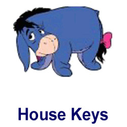 KeysRCool - Buy Eeyore House Keys KW & SC1