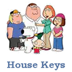 KeysRCool - Buy Flamily Guy House Keys KW & SC1