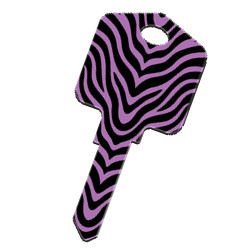 KeysRCool - Pampered Girls: Zebra key