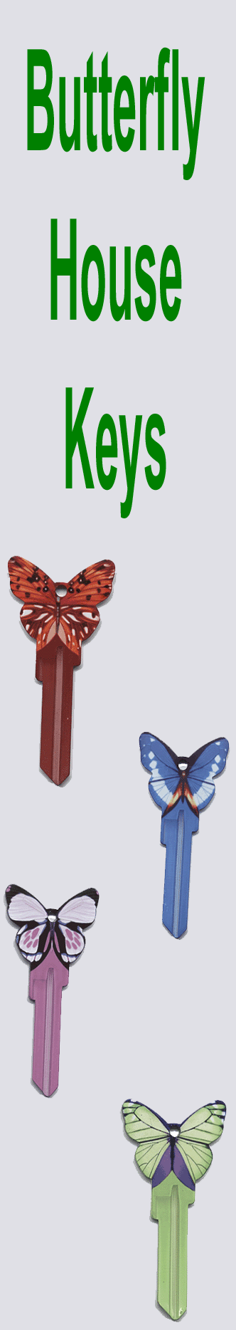 Butterfly House Keys