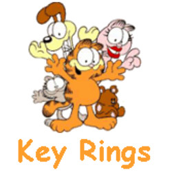 KeysRCool - Buy Garfield key rings