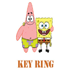 KeysRCool - Buy Sponge Bob key rings