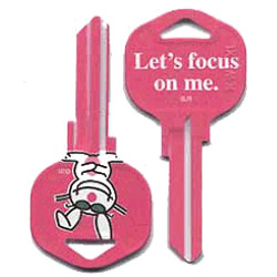 KeysRCool - Bling: Pink Bunny key
