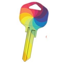 KeysRCool - Buy Rainbow Bling House Keys KW & SC1
