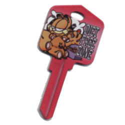 KeysRCool - Buy Garfield Diet Free Zone House Keys KW & SC1