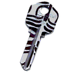 KeysRCool - Buy Zebra Groovy House Keys KW1 & SC1