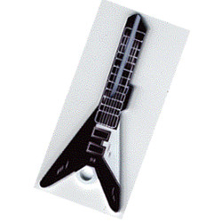 KeysRCool - Buy Guitar: v shaped Black & White key