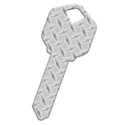 KeysRCool - Buy Diamond Plate Happy House Keys KW1 & SC1
