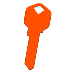 KeysRCool - Buy Neon Orange Happy House Keys KW1 & SC1