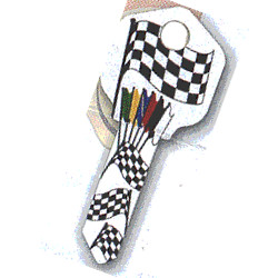 KeysRCool - Buy Racing Flag Happy House Keys KW1 & SC1