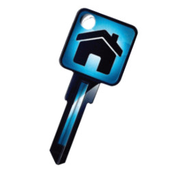 KeysRCool - Buy Blue Icon House Keys KW & SC1