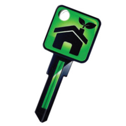 KeysRCool - Buy Green Icon House Keys KW & SC1