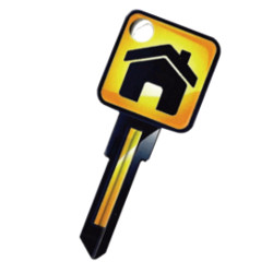 KeysRCool - Buy Yellow Icon House Keys KW & SC1