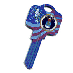 Air Force Military House Key KW1 & SC1