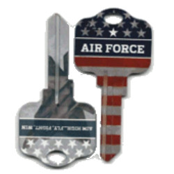 Air Force Military House Key KW1 & SC1