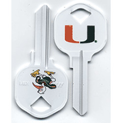 KeysRCool - Buy Miami Hurricanes NCAA (3d) House Keys KW & SC1