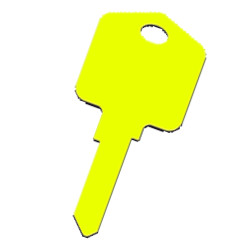 KeysRCool - Buy Yellow Neon House Keys KW1 & SC1