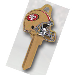 KeysRCool - Buy San Francisco 49ers (Helmet) NFL House Keys KW1 & SC1