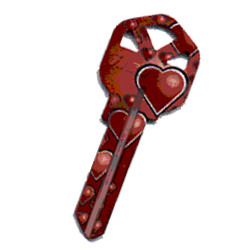 KeysRCool - Buy Hearts Personali House Keys KW & SC1