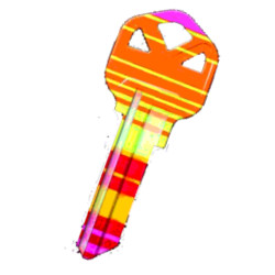 KeysRCool - Psychedelic: Multi-Stripe key