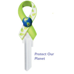 KeysRCool - Buy Protect Our Planet (POP) Ribbon House Key KW & SC1