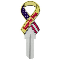 KeysRCool - Buy Support Our Troops Ribbon House Keys KW & SC1