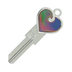 KeysRCool - Buy Heart w/ Mood Stone Sculpted House Keys KW & SC1