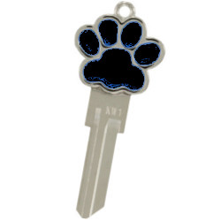 KeysRCool - Buy Paw - Black Sculpted House Keys KW & SC1