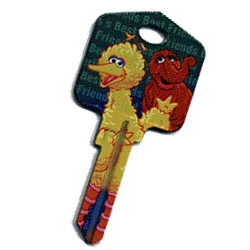 KeysRCool - Buy Big Bird & Snuffy Sesame Street House Keys KW & SC1