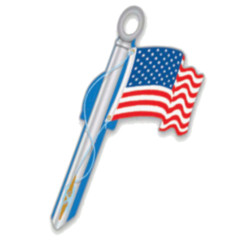 KeysRCool - Buy American Flag House Keys KW & SC1