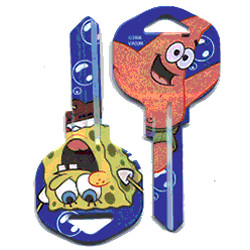 KeysRCool - Buy Sponge Bob: Blue  House Keys KW1 & SC1