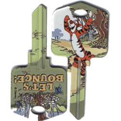KeysRCool - Buy Tigger Disney House Keys KW & SC1