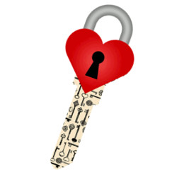 KeysRCool - Buy Trendy: Heart Lock key