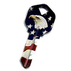 Bald Eagle United States of America (USA) House Keys KW1 & SC1