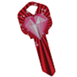 KeysRCool - Buy Bling Heart WacKey House Keys KW1 & SC1