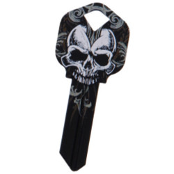 KeysRCool - Skull: Black Goth key