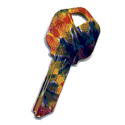 KeysRCool - Buy Tie Dye Psychedelic House Keys KW1 & SC1