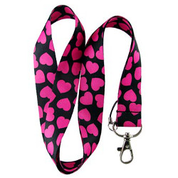 KeysRCool - Buy Fashion - Hearts: Pink Lanyards
