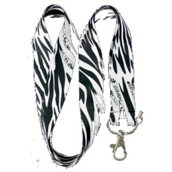KeysRCool - Buy Fashion - Zebra: Black Lanyards