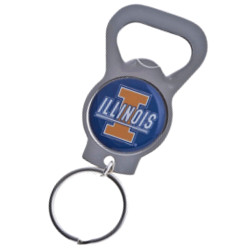 Illinois Fighting Illini Bottle Opener Key Chain Order Now