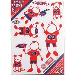 KeysRCool - Buy Mississippi Ole Miss Rebels NCAA Figure Decals