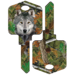 KeysRCool - Buy Wolf Deep Woods with matte finish House Keys KW & SC1