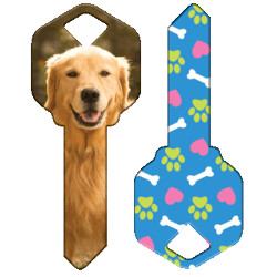KeysRCool - Buy Happy: Golden Retriever key