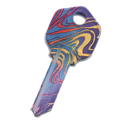 KeysRCool - Buy Rainbow Swirl Fun-Key House Keys KW1 & SC1