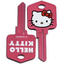 Keybrid House Key – SC1 KW1 Blank With Built-in Key Ring (Made In USA)