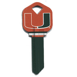 Miami Hurricanes NCAA (3d) House Keys KW1 & SC1