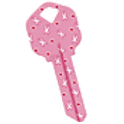 Breast Cancer Awareness WacKey House Keys KW1 & SC1