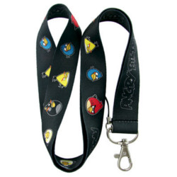 KeysRCool - Buy Angry Bird - Black Lanyards