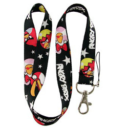 KeysRCool - Buy Angry Bird - Black Lanyards