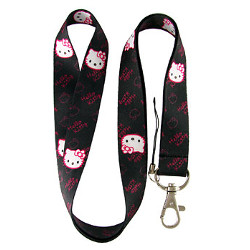 KeysRCool - Buy Hello Kitty: Black Lanyards